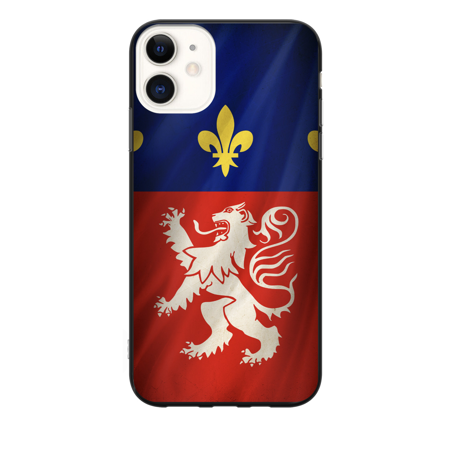 Coque 2 drapeau Lyonnais